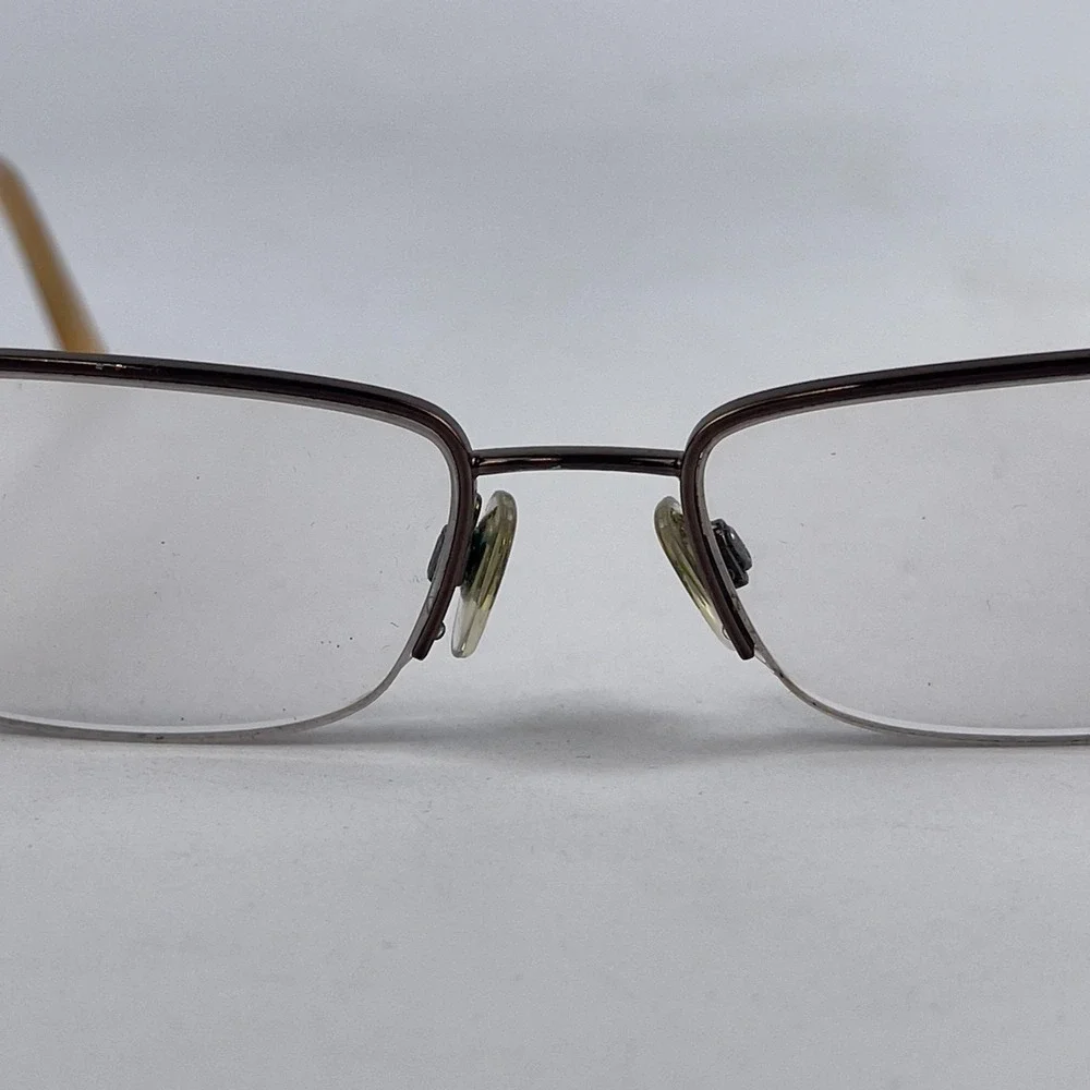 Ralph Lauren 9013 Women Eyeglasses Frame Champagne Plastic Half Rim 50-16-135 mm